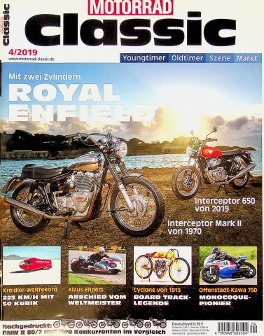Deckblatt Motorrad Classic (04/2019)